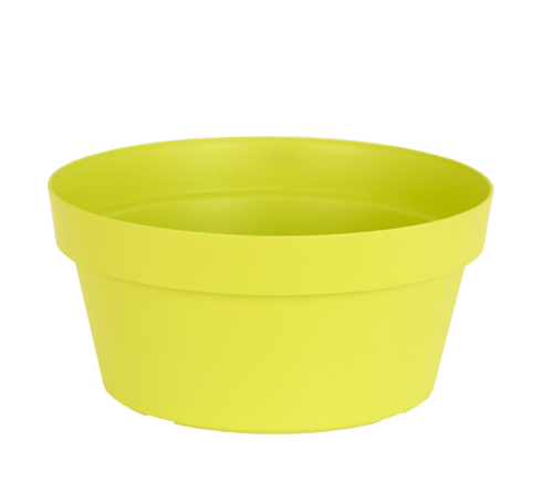 Buiten bloempot Capri Bowl Ø25xh12 cm Lime groen